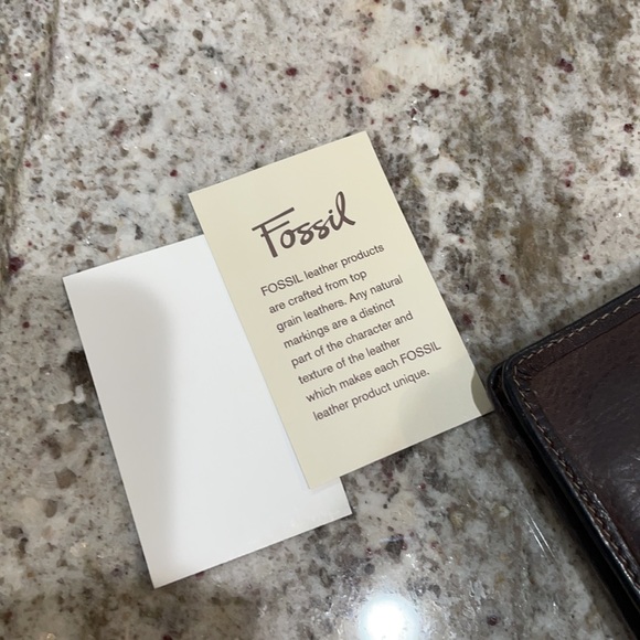 Fossil wallet. Used. Condition is fair. Some wear. - Picture 5 of 5